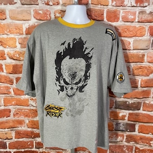 vintage Johnny Blaze Ghost Rider shirt sz 2XL hip hop y2k 90s