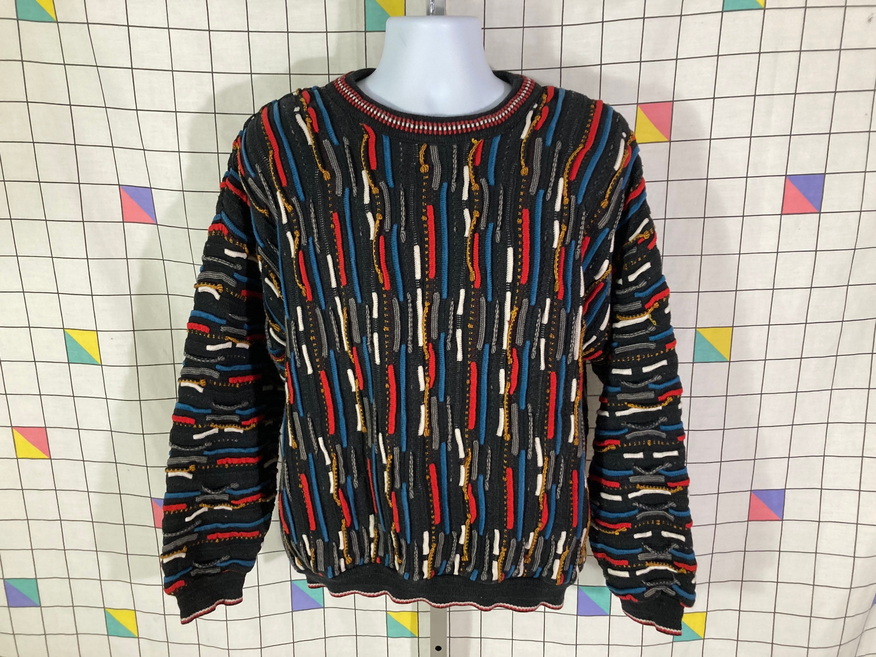 Vintage 80s 90s Coogi Style Textured Sweater fits M Emo Indie Cosby Grunge Notorious Grandpa - Etsy Vintage 80s 90s Coogi Style Textured Sweater fits M Emo Indie Cosby Grunge Notorious Grandpa - Etsy