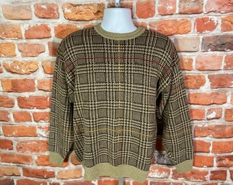 Vintage 80s Funky Striped Grandpa Sweater Fits M/L Emo - Etsy