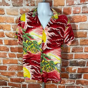 Vintage 1980’s Hutspah Tropical Rayon Shirt