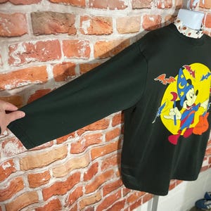 vintage Glow In The Dark Mickey Mouse Halloween sweatshirt fits XL bild 3