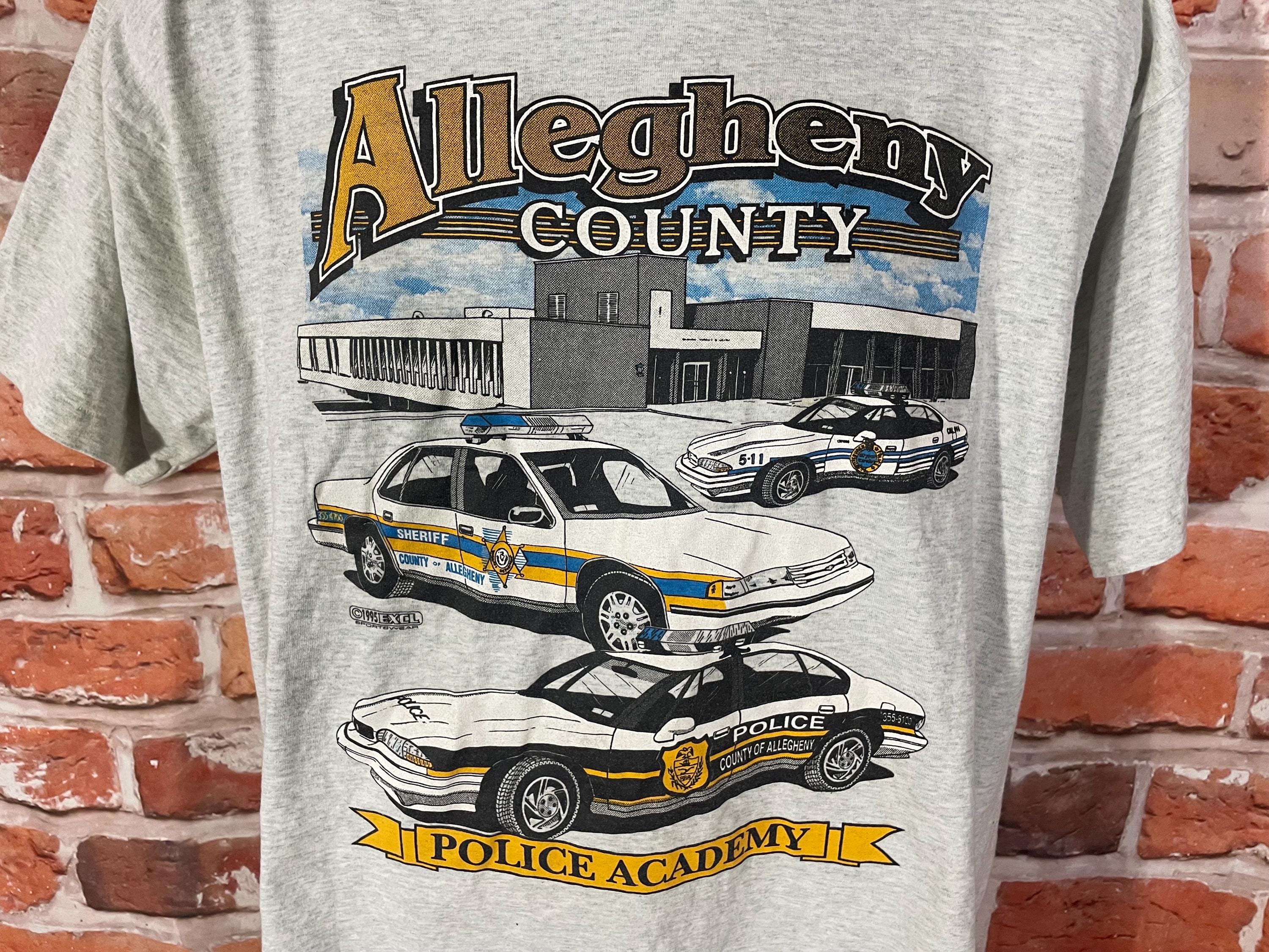 Vintage 90s Allegheny County Police Academy Shirt - Fits XL/L
