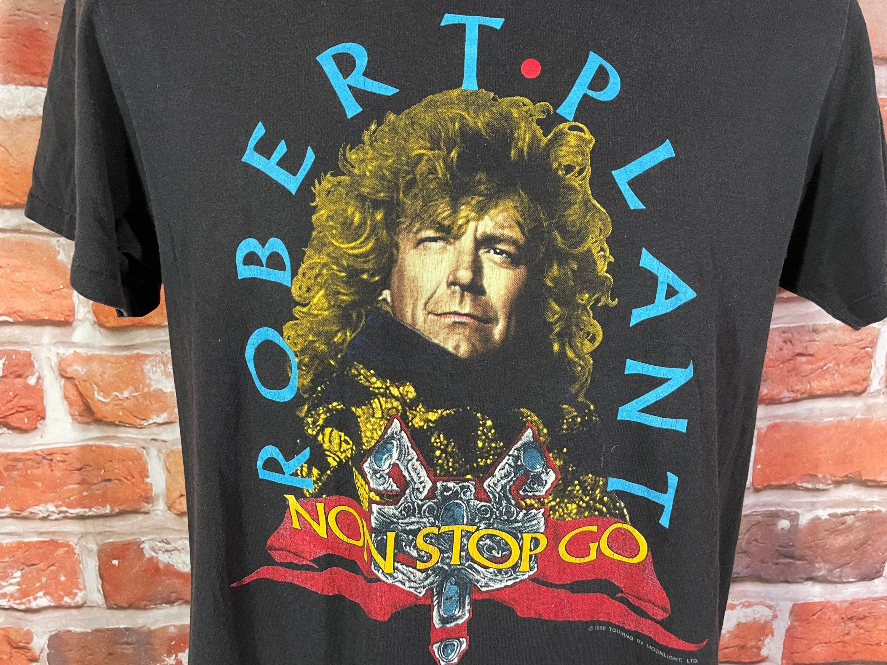 vintage 1988 Robert Plant Non Stop Go tour shirt