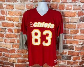 vintage 80s Kansas City Chiefs shirt fits L/M Rawlings