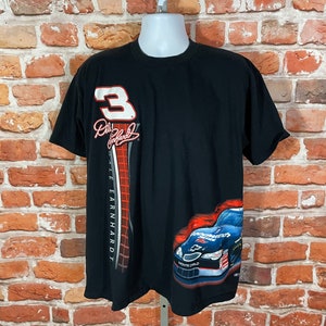 vintage Dale Earnhardt wrap around print shirt - sz L - nascar chase