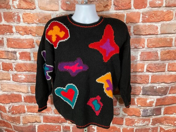 Vintage 80s 90s Funky Abstract 