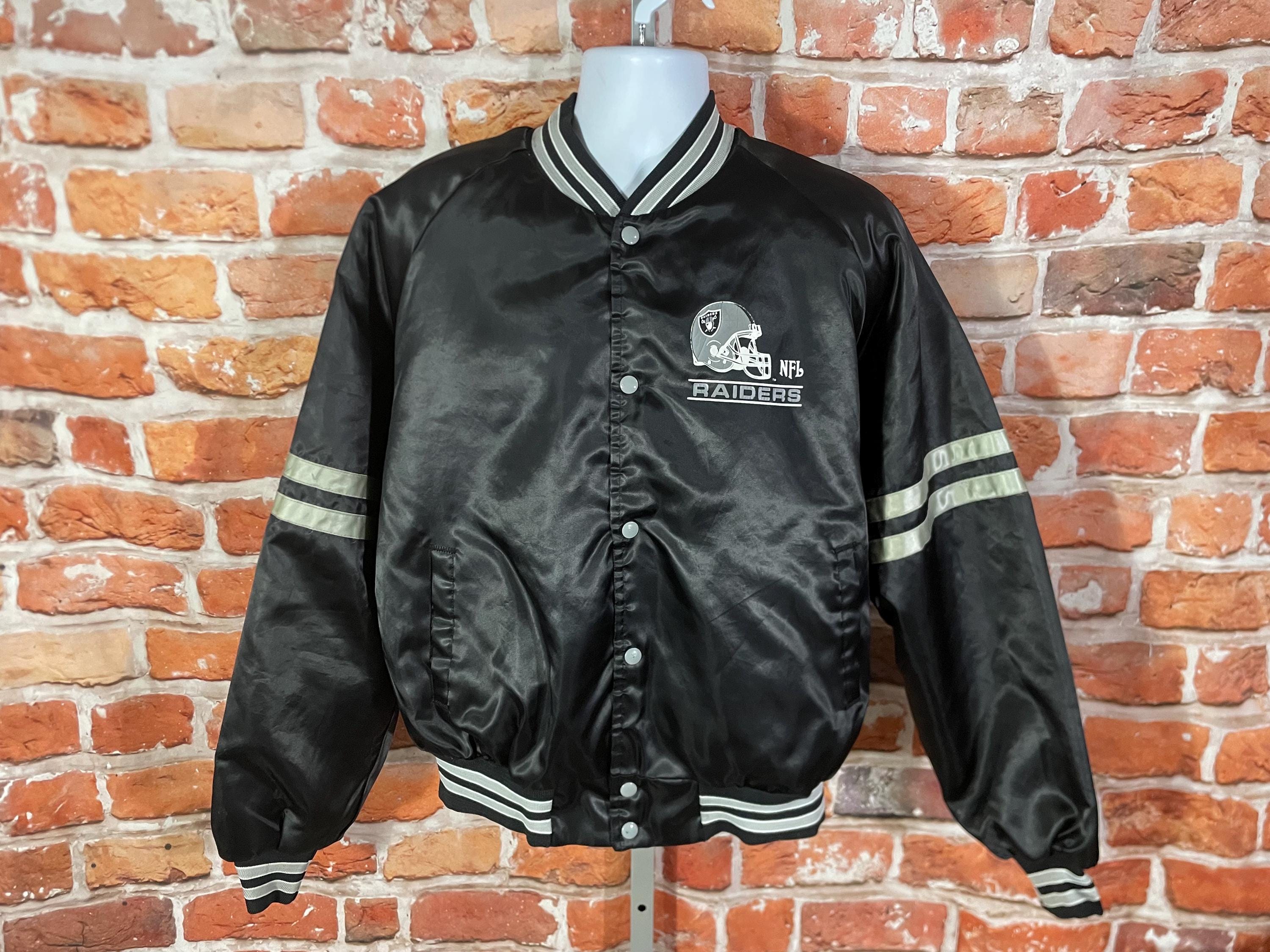 90s Chalk Line™️ LOS ANGELES RAIDERS™️ Oakland Los Angeles Raiders Chalk Line Starter Jacket