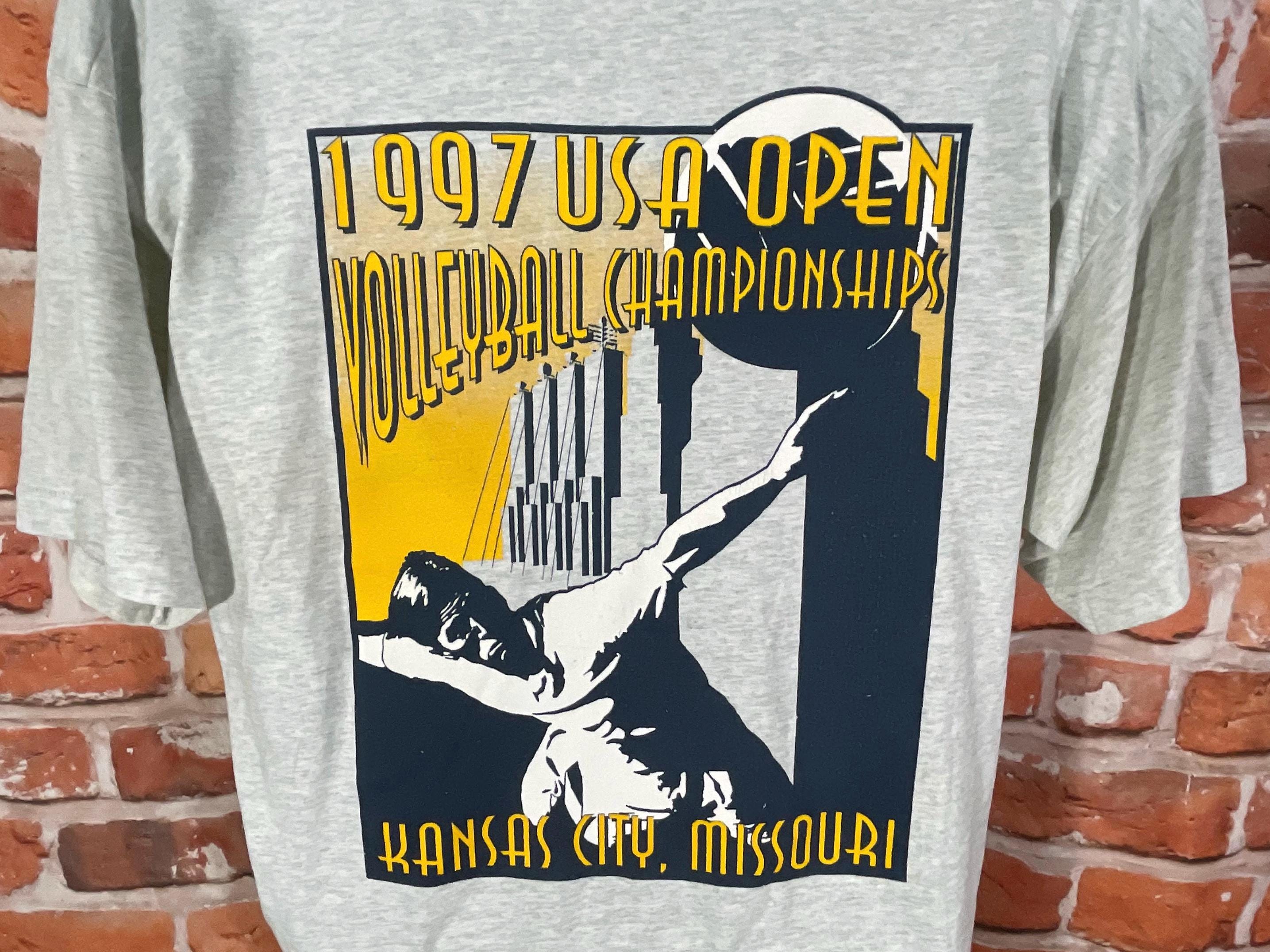 ビンテージレアUSA VOLLEYBALL CHAMPIONSHIPS T XL ビンテージUSA VOLLEYBALL CHAMPIONSHIPS T XL