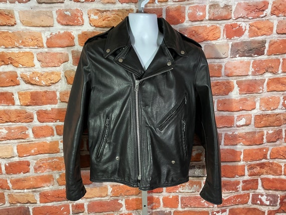 Vintage 70s Harley Davidson Leather Biker Jacket - Sz 44 Vintage 70s Harley Davidson Leather Biker Jacket - Sz 44