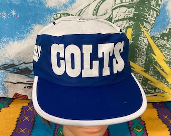 vintage 1980s Indianapolis Colts PAINTERS CAP - 80s deadstock  hat grunge punk oldschool painter