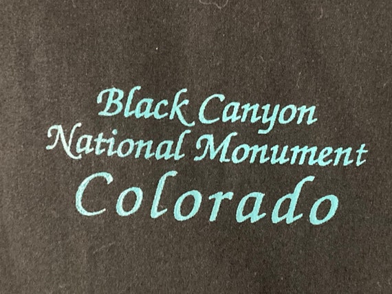 insane 90s Black Canyon Colorado Jacket w Aztec t… - image 5