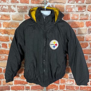 vintage 90s Pittsburgh Steelers puffer jacket - sz XL - retro throwback 1990s