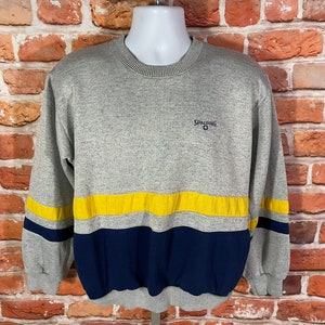 vintage 80s Spalding striped boxy sweatshirt - fits M - emo indie grunge sporty