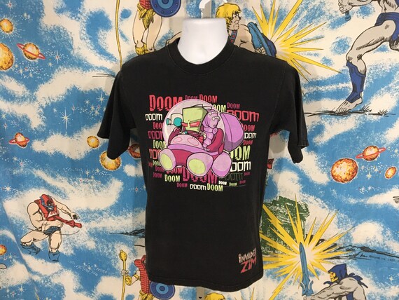 Vintage INVADER ZIM Y2k Vintage Viacom Shirt - Sz S - Nicktoons 