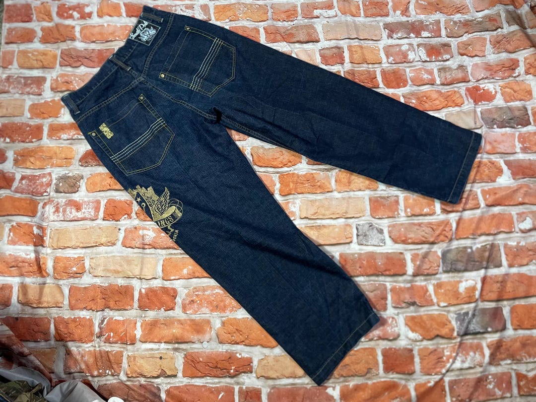 Vintage South Pole King of Kings Baggy Y2k Jeans Sz 34 - Etsy