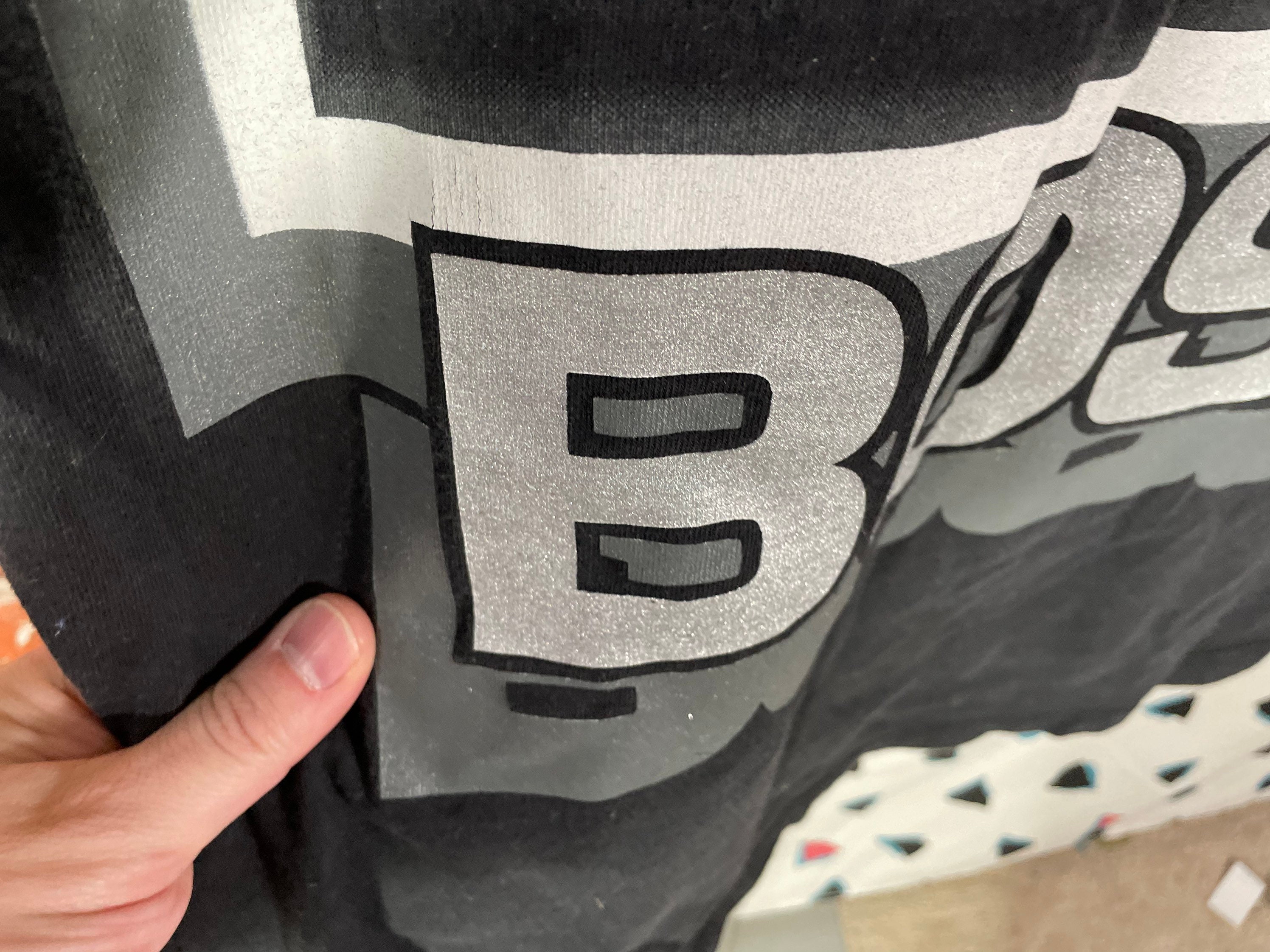 Vintage 90s Boss Big Logo Shirt - Sz 2XL - Hip Hop Grunge Vintage 90s Boss Big Logo Shirt - Sz 2XL - Hip Hop Grunge