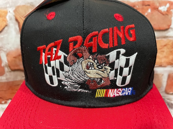 Vintage 90s Taz Racing Nascar Snapback Hat - Deadstock Cap - Etsy