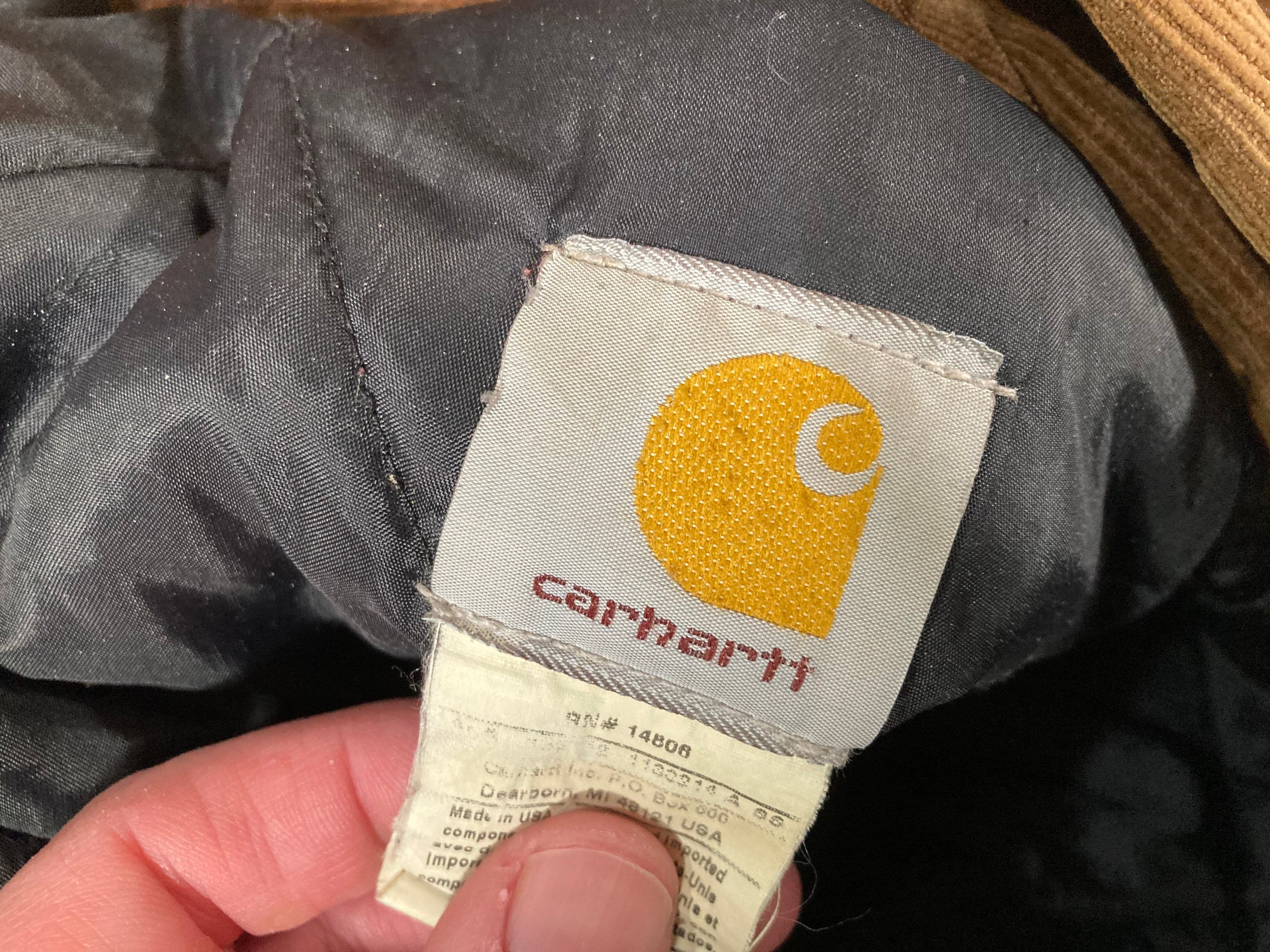 Vintage Distressed Thrashed Carhartt Duck Chore Work Jacket - Etsy