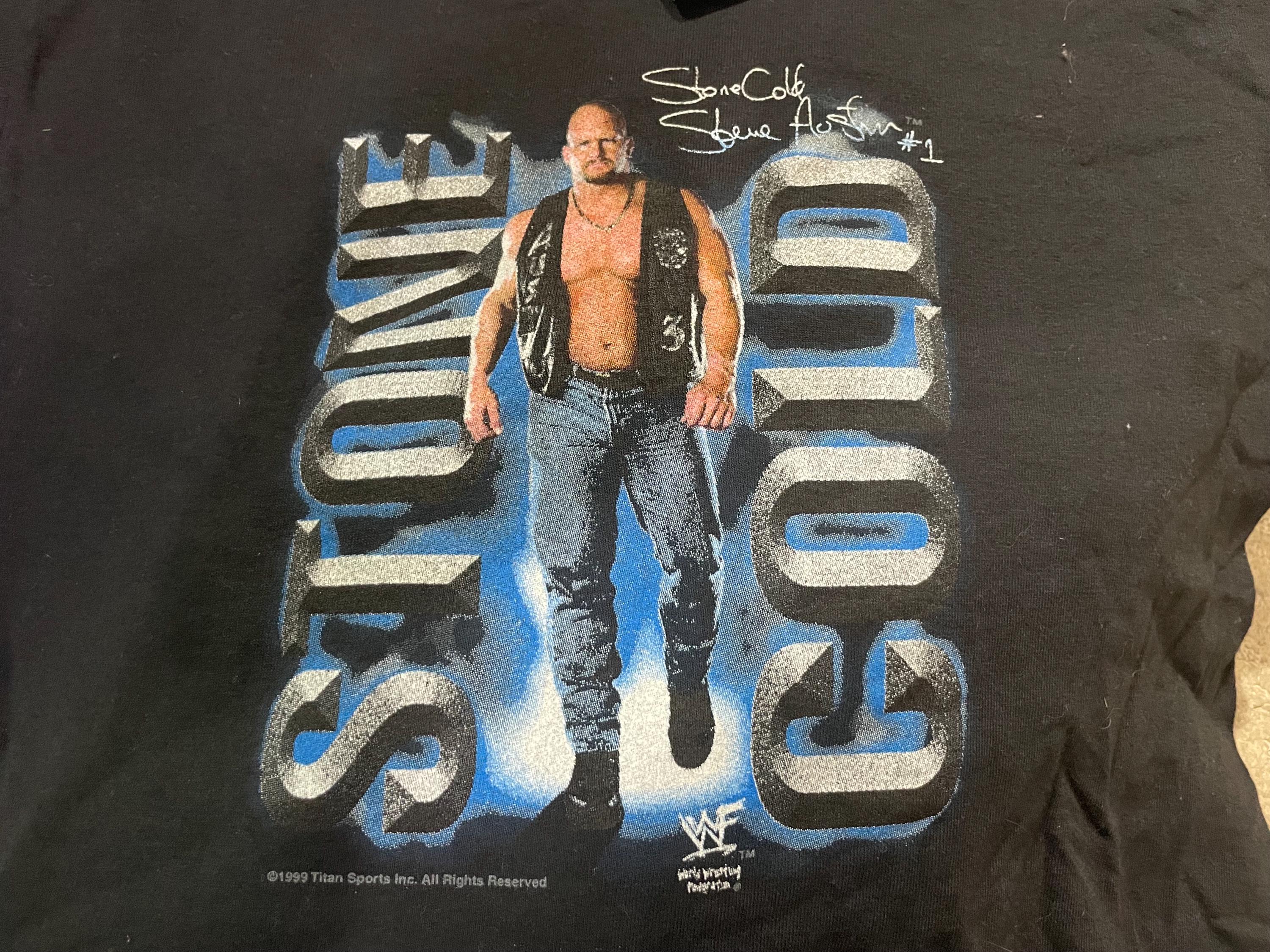 Vintage Stone Cold Steve Austin Wrestling Tee - 90s WWF Titan