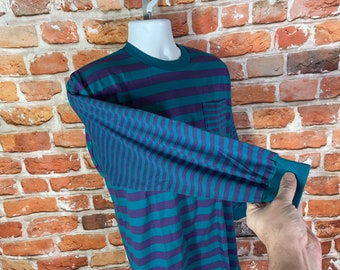 ENDS and MEANS　Pocket Long-Sleeve Tee(Striped) long-sleeve-pocket-legging-tee