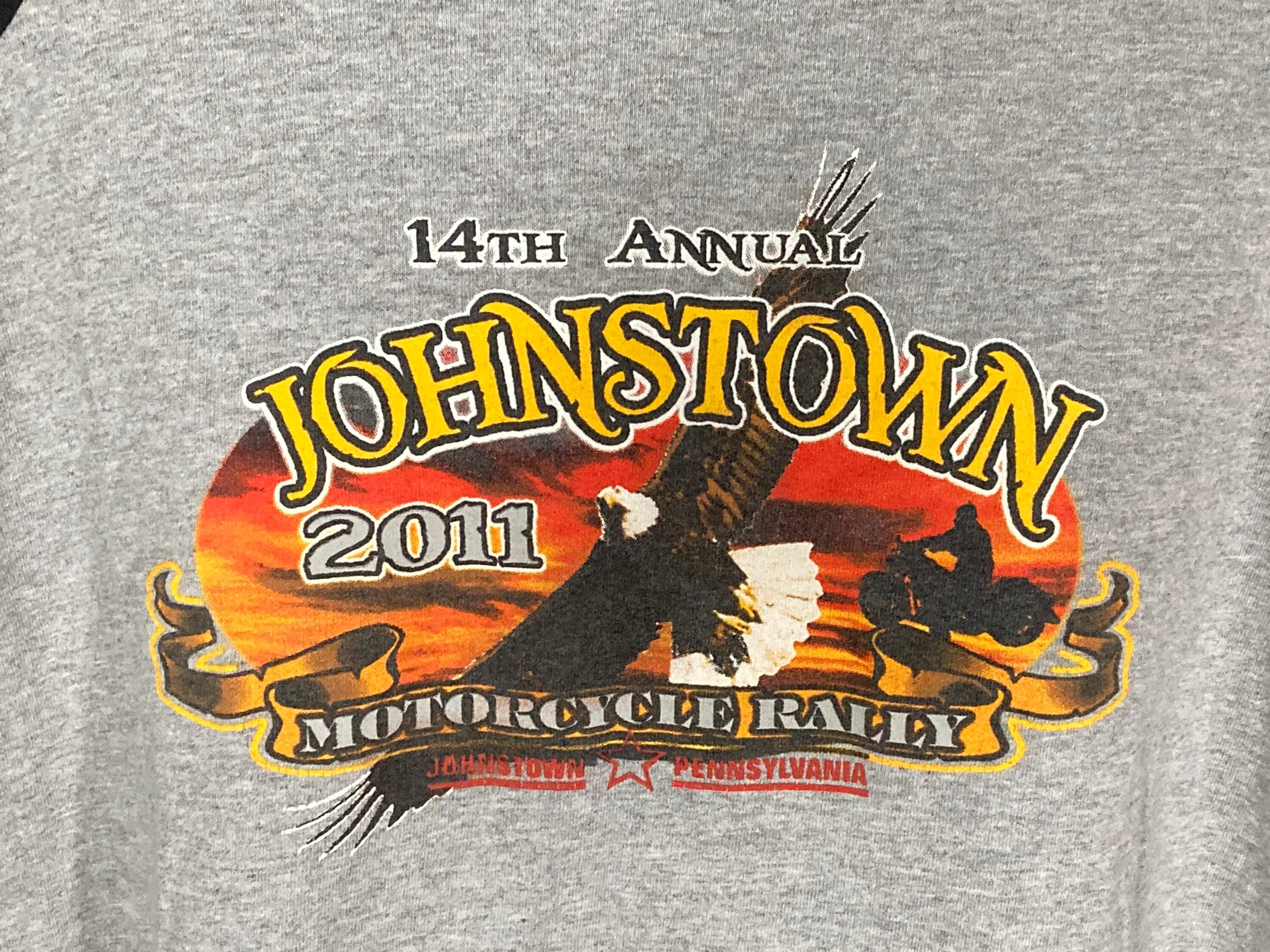 All Over Razor Wire Sleeves Johnstown Motorcycle Rally Shirt Etsy UK