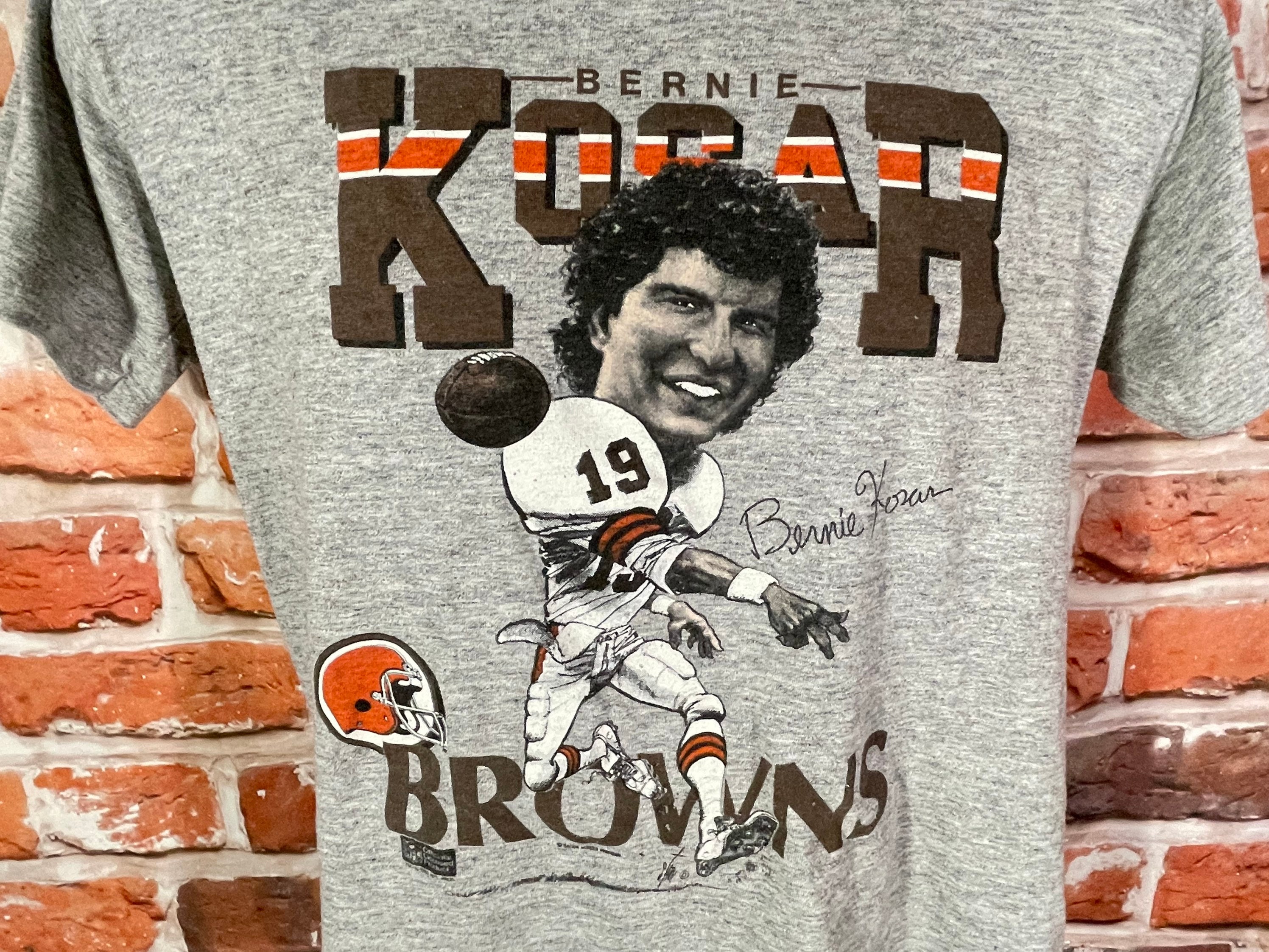 Vintage 80s Cleveland Browns Bernie Kosar Caricature Shirt - Etsy