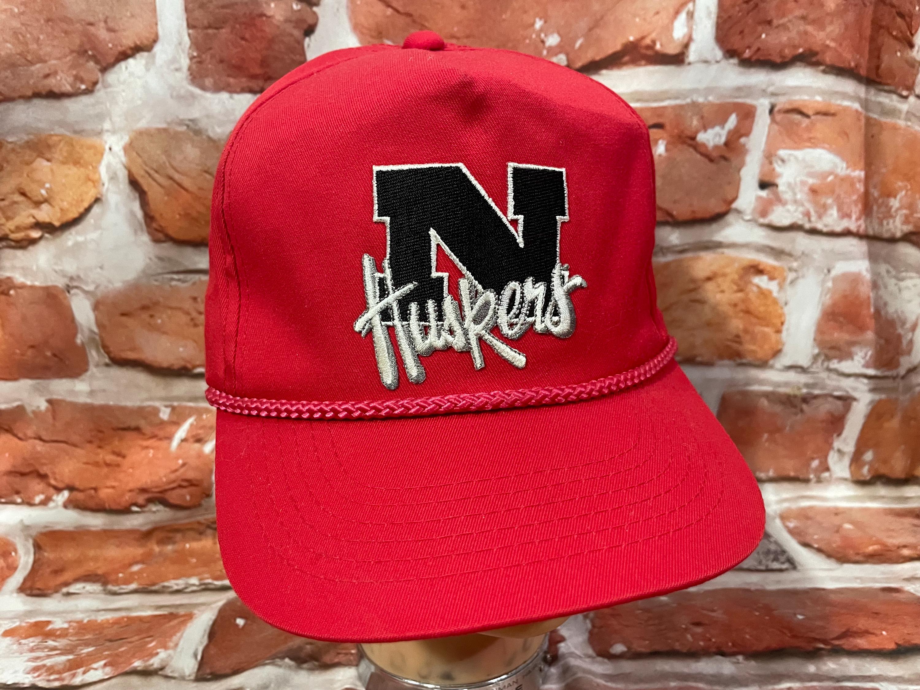 Vintage Nebraska Corn Huskers 90s Snapback Rope Hat Youngan Snaps