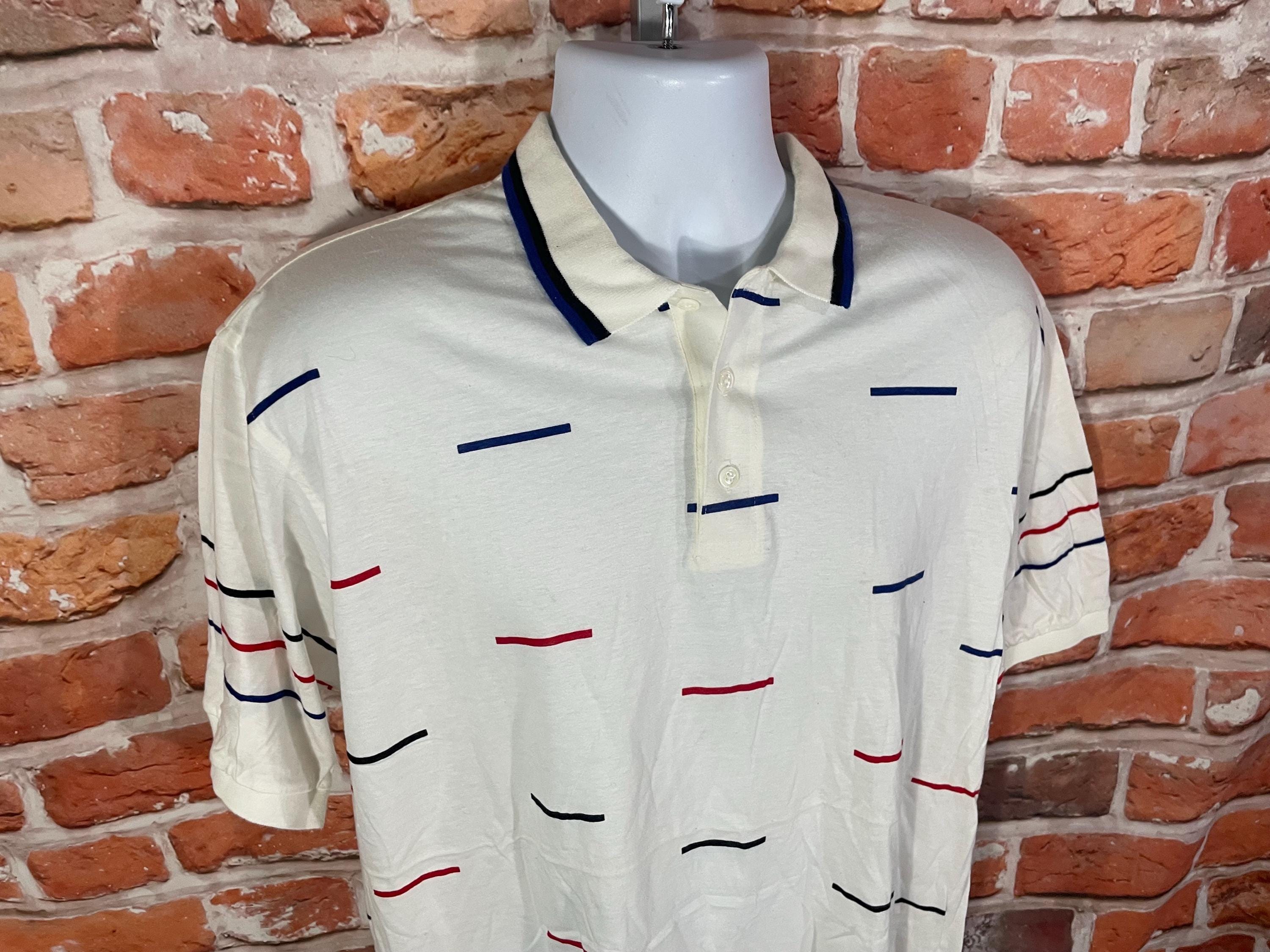 ヴィンテージ パーフォー ファンキー ストライプ ゴルフ ポロシャツ