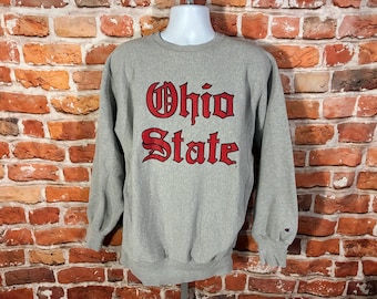 Vintage 90s Ohio State Old English Champion Reverse Weave sweatshirt sz 2XL