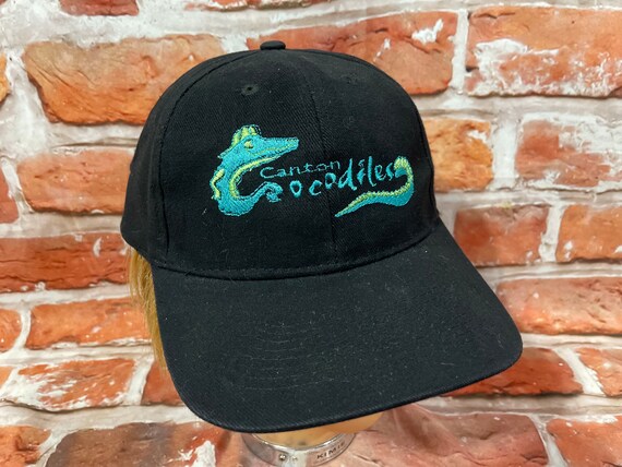 vintage 90s Canton Crocodiles snapback hat - Fron… - image 1