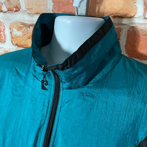 Veste De Survêtement PIERRE CARDIN Vintage Années 80 - Bleue, Taille L, Fabriquée Aux USA