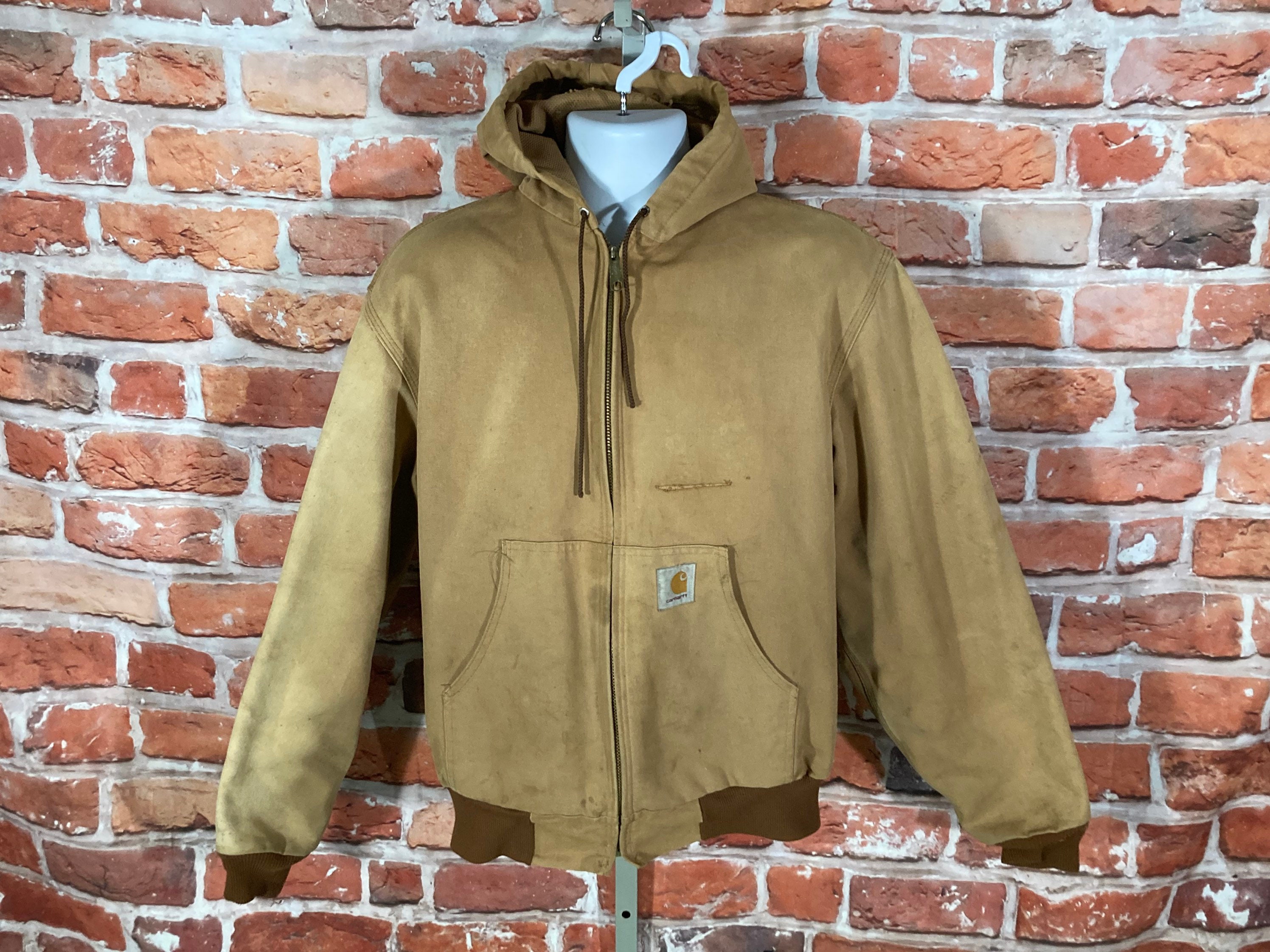 Posesión tocino Simpático Chaqueta Carhartt desgastada vintage muchas manchas sz L - Etsy España