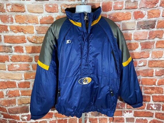 Vintage LA Rams Starter Tech Puffer Pullover Jacket Sz 2 XL - Etsy