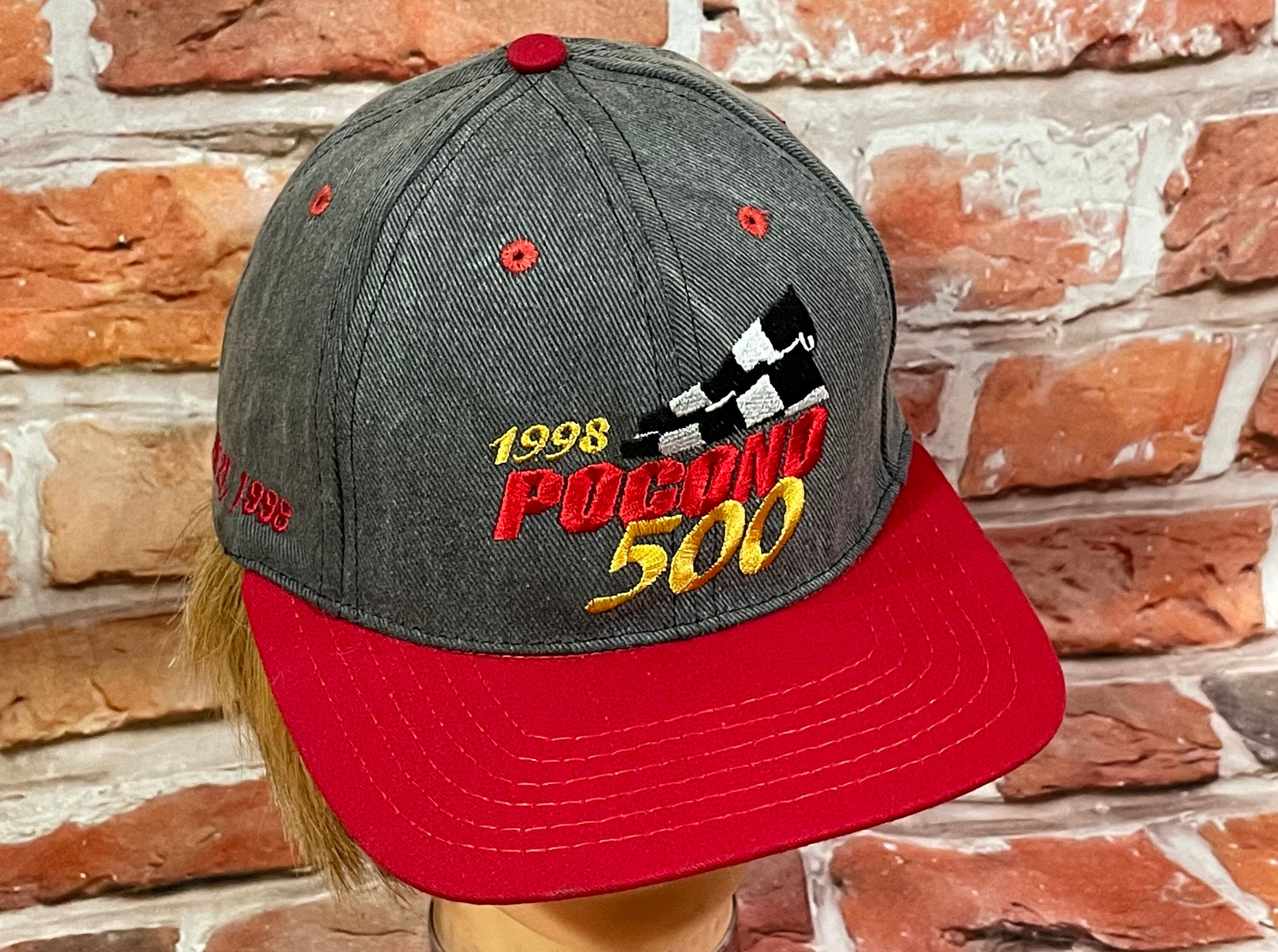 Vintage 1998 Pocono 500 Snapback Hat 90s Nascar Etsy