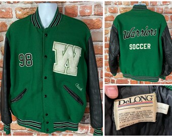 DeLONG Ryan Varsity Club ジャケット ネイビー/イエロー Black and Yellow Ryan Gosling The Fall Guy Varsity Jacket