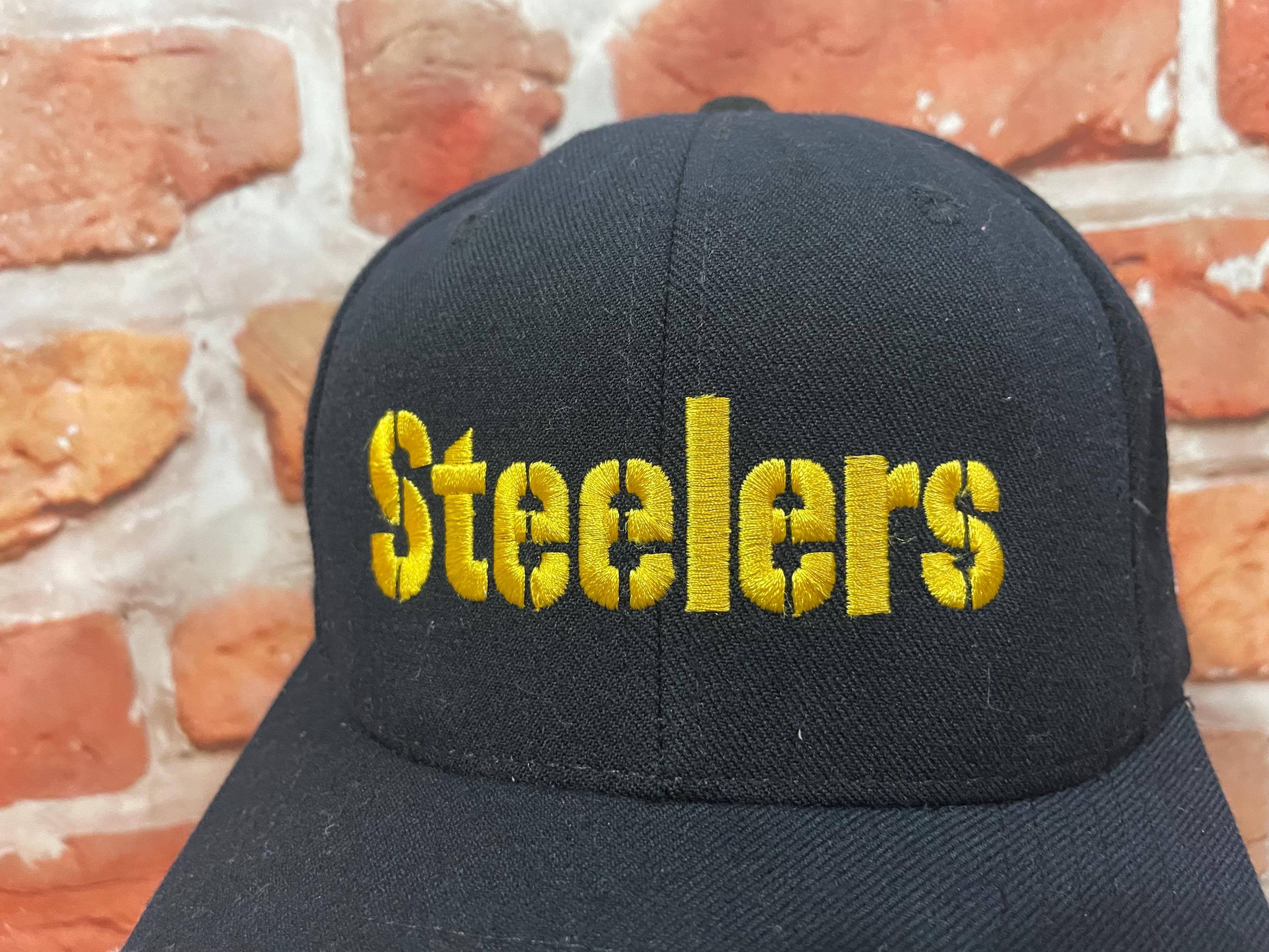 vintage Pittsburgh Steelers Starter製キャップ Vintage Pittsburgh Steelers Starter Wool Blend Strap Back 90s Hat