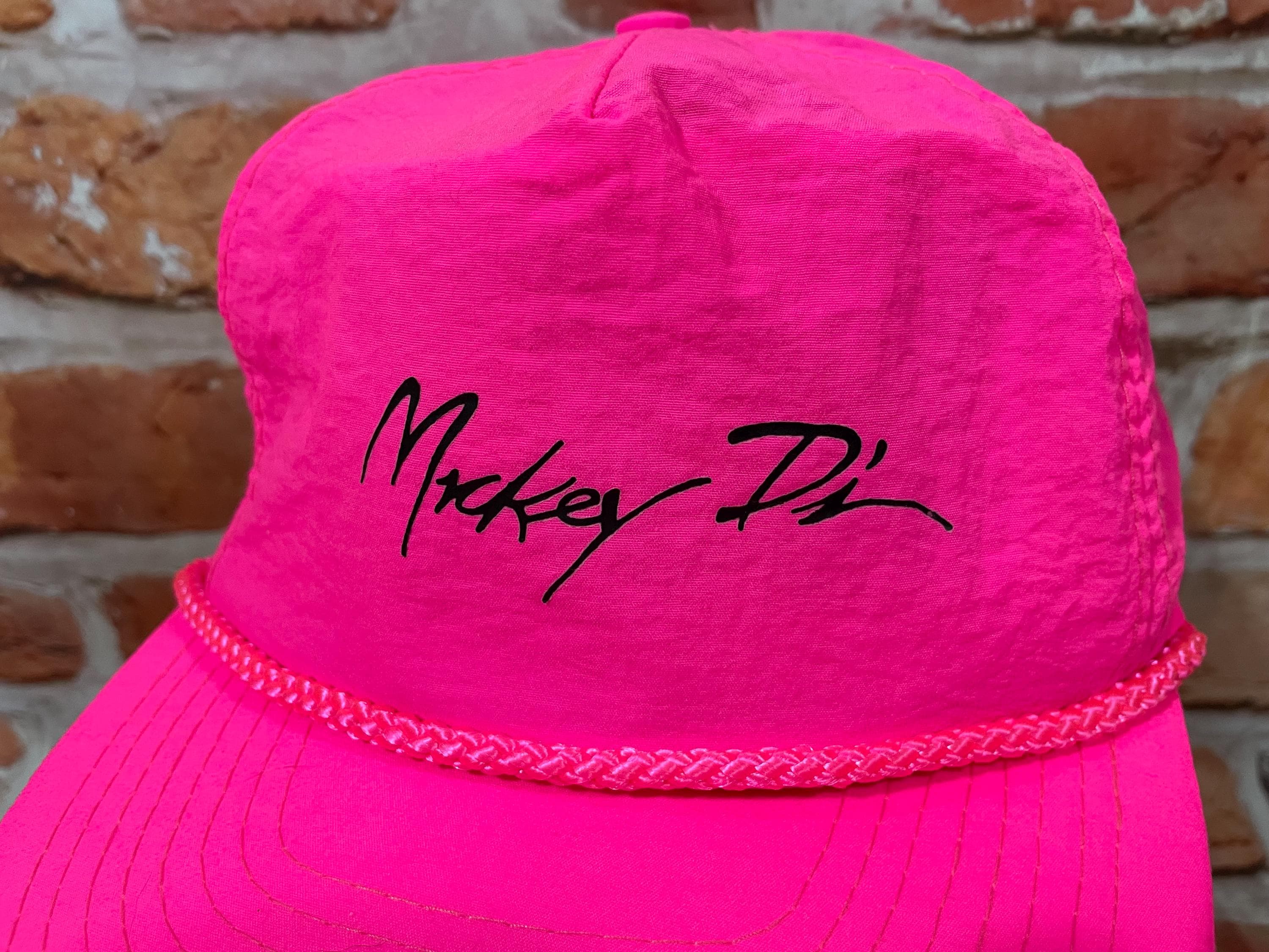 Vintage Mickey D's Neon Pink Hat - Mcdonalds 90s Rope Trucker Cap