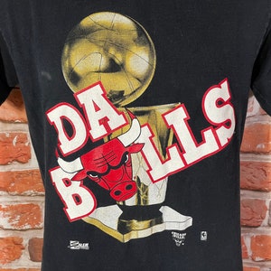 Vintage 90s Neutral Chicago Bulls World Champions 1997 Single Stitch  T-Shirt - X-Small Cotton– Domno Vintage