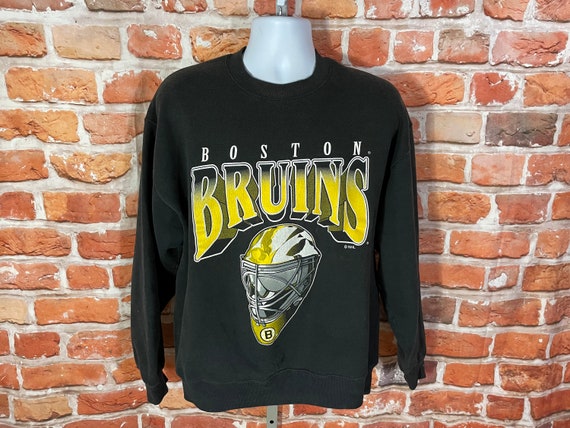 NHL × Vintage 90's NHL Boston Bruins Sweatshirt Crewneck Unisex KV2204