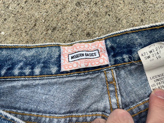 vintage 80s 90s Sasson acid wash mom jeans - sz 1… - image 4