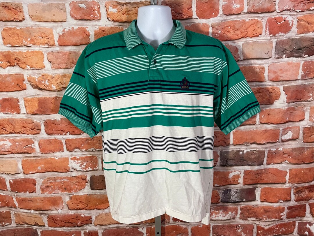 【IZOD（アイゾッド）】ライムグリーン鹿の子オーバーサイズポロXL美品 il_1080xN.4237892857_aa6s.jpg
