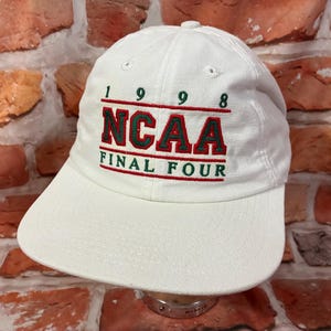 vintage 1998 NCAA Final Four strapback hat Mountain Dew promo
