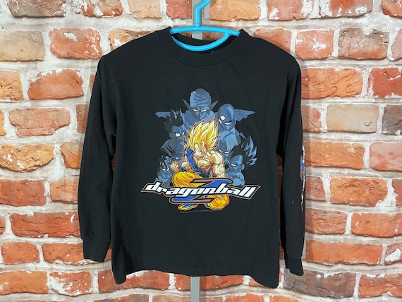 Vintage Kids/boys Sz S Dragonball Z Long Sleeve Shirt Dbz Goku 