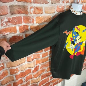 vintage Glow In The Dark Mickey Mouse Halloween sweatshirt fits XL bild 5