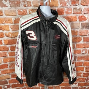 Vintage Wilson s Leather Dale Earnhardt Jacket Sz 2XL Goodwrench Rcr Racing Etsy