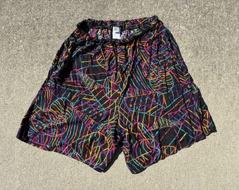 Vintage Sasson Denim Mom Shorts: Neon Green High Rise, 80s/90s - Etsy