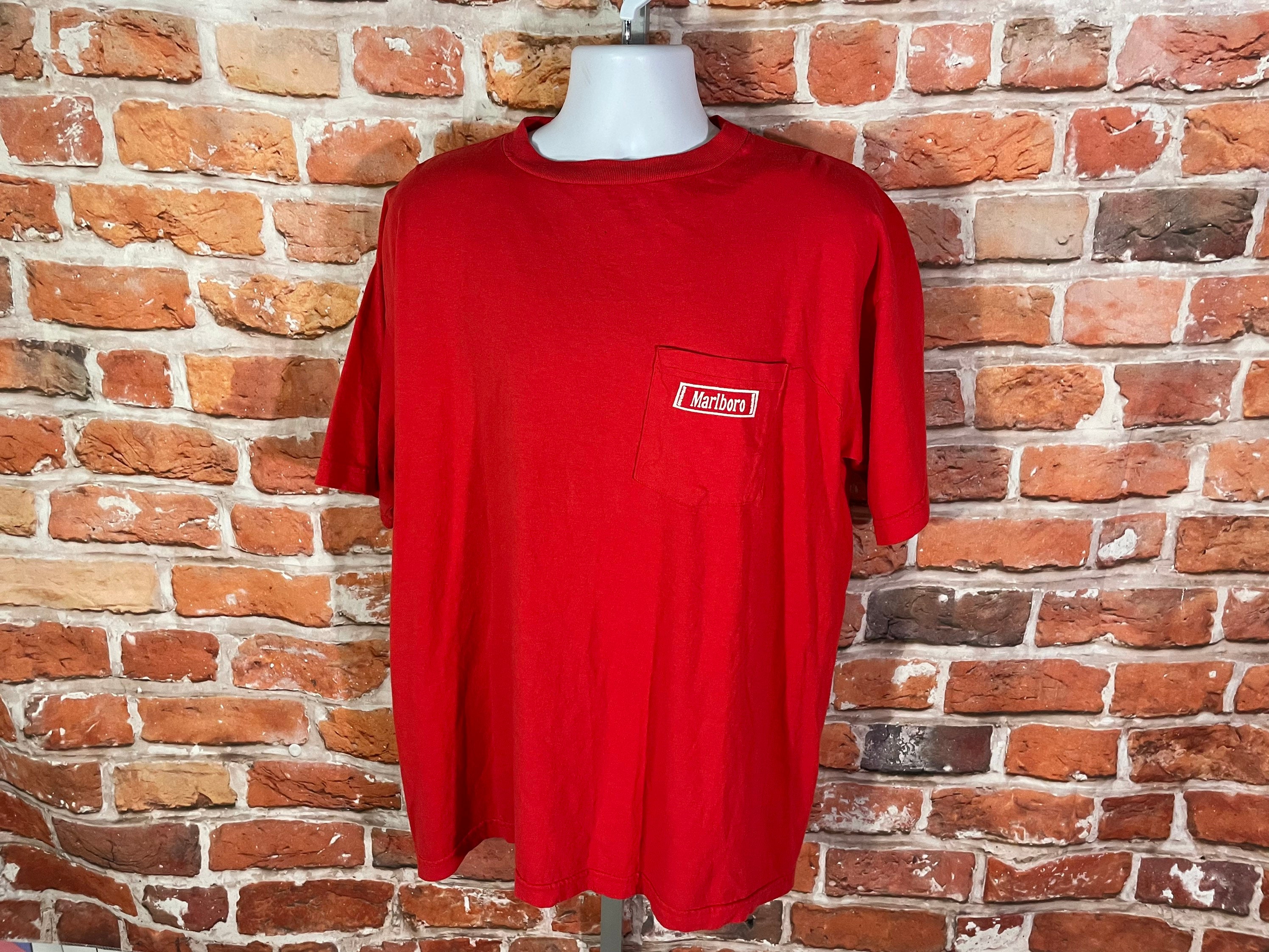 Vintage 90s Marlboro Country Cooking Pocket Tee - Fits XL