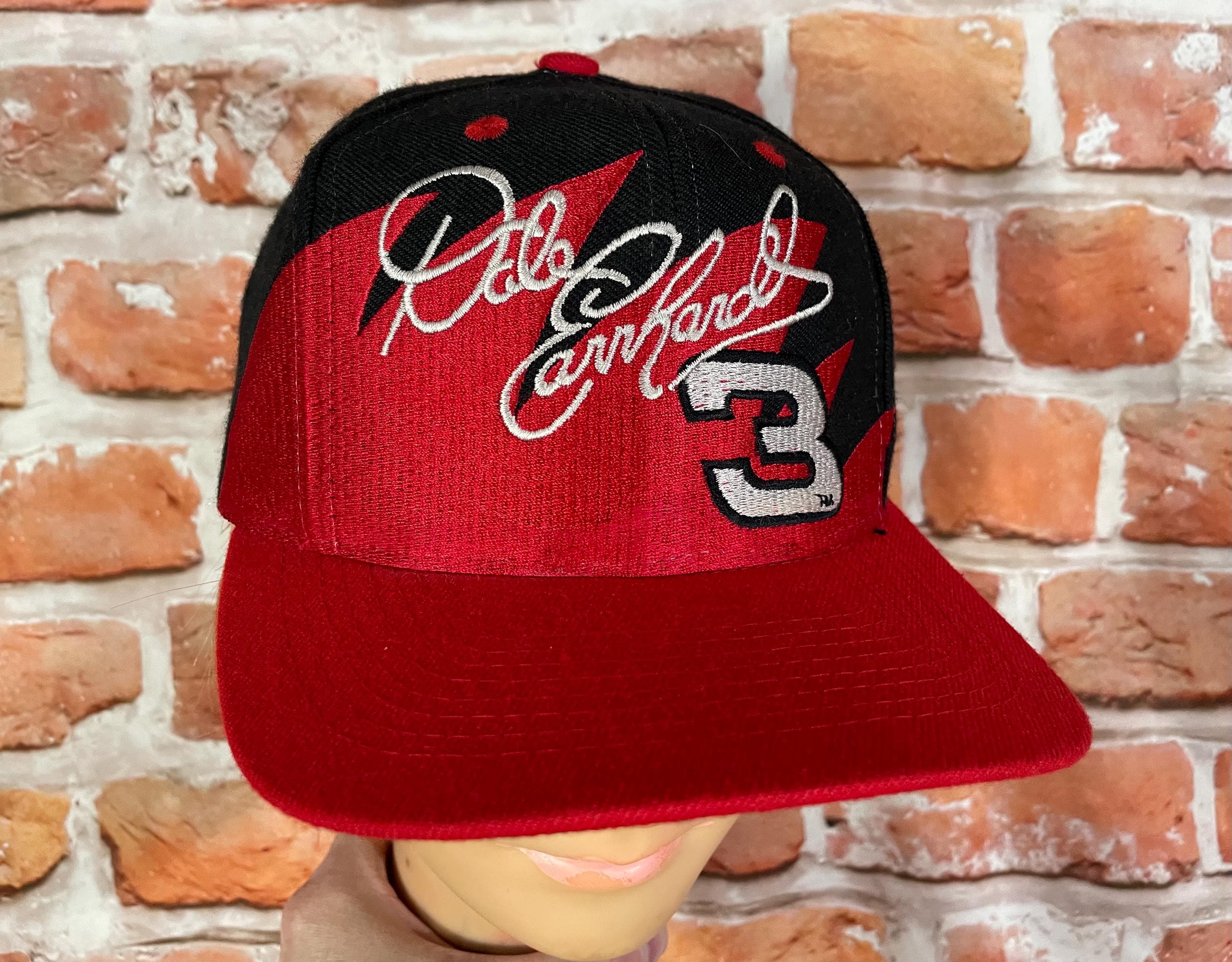 Vntg Dale Earnhardt Sharktooth 90s Snapback Hat Nascar Racing Cap
