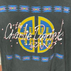 vintage Charlie Daniels Band shirt - sz XL - single stitch 80s 90s tee