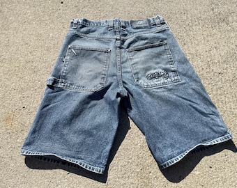 vintage y2k Southpole denim shorts sz 36 jorts